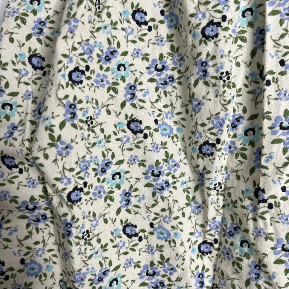 NWT Free People Boho Floral Crossback Button Mini Dress Size Medium - Picture 15 of 16